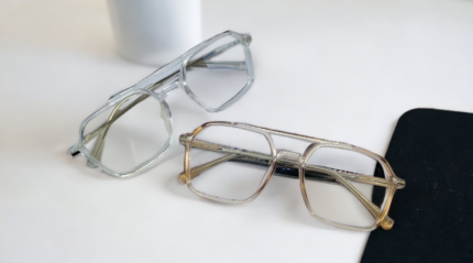rayban transparent screen glasses