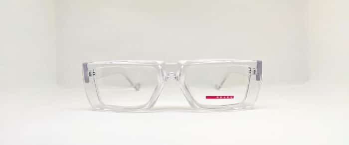 prada transparent glasses