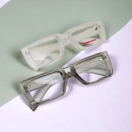 prada transparent glasses