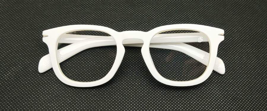 david beckham white glasses