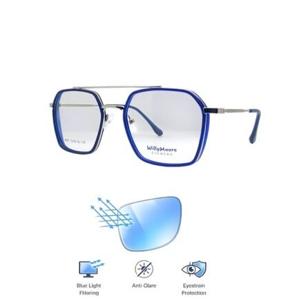 double bridge screen glasses