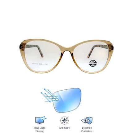 multicolor oversized cat eye glasses