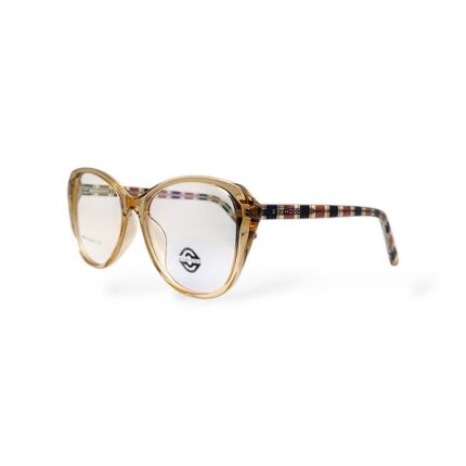 multicolor oversized cat eye glasses