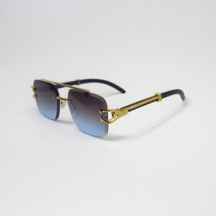 cartier rimless sunglasses