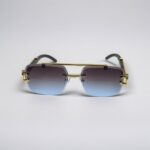 cartier rimless sunglasses