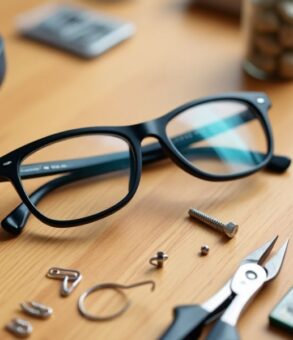 how to fix broken glasses frame​